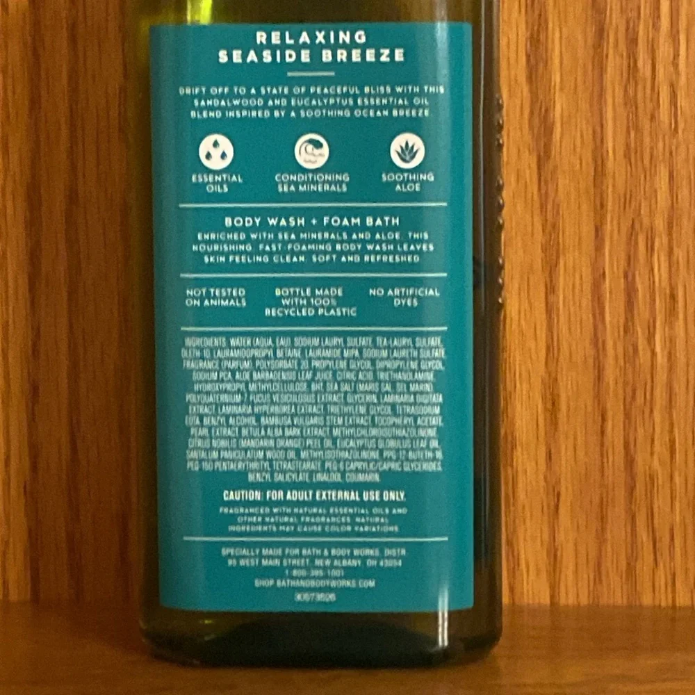 Bath & Body Works Aromatherapy Relaxing Seaside Breeze